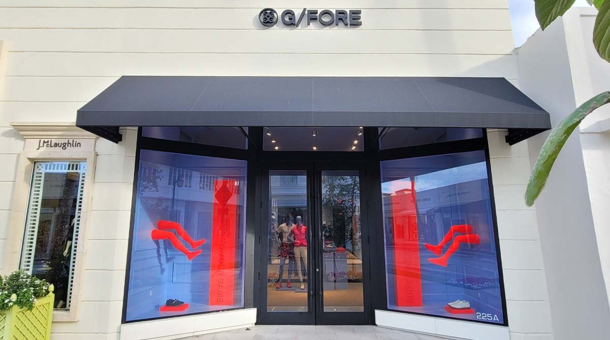 Bridgewater Studio 3D Printing G/FORE Golf instore experience